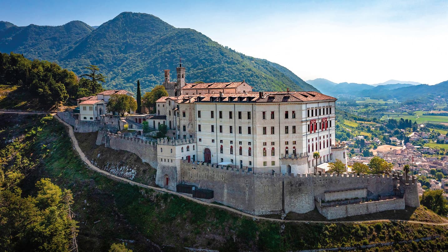 Historic Italian architecture at golden hour